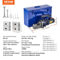 Vevor 315667 1350W Електричний різак арматури Болторіз Болторіз 4-22 мм