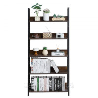 Vevor 314798 VEVO Rustic Bookcase Standing Shelf Storage Shelf 5 Levels Office Трапецієподібної форми Vevor 314798 VEVO Rustic Bookcase Standing Shelf Storage Shelf 5 Levels Office Трапецієподібної форми