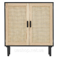 Vevor 314820 Шафа з ротанга Комод з ротанга, 1 предмет шафи для зберігання з 2 магнітними дверцятами, сервант, шафа-буфет з Vevor 314820 Шафа з ротанга Комод з ротанга, 1 предмет шафи для зберігання з 2 магнітними дверцятами, сервант, шафа-буфет з