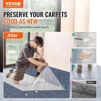 Vevor 315847 Carpet Protector 3ft x 20ft Self Adhesive Car Mat Protector PE Vevor 315847 Carpet Protector 3ft x 20ft Self Adhesive Car Mat Protector PE