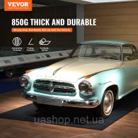 Vevor 315853 Килимок для гаража 2235,2 x 6096 x 2,4 мм підлога для майстерні 820-850 г/м² повсть для підлоги гаража & TPE килимок