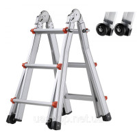 Vevor 315893 Багатофункціональна телескопічна драбина A-Frame 10 футів для домашньої роботи