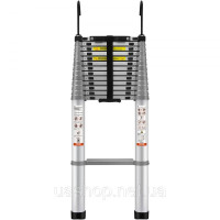 Vevor 315894 Телескопічна драбина 5,54 м Нековзна складна драбина 112x49x8,5 см Драбина з системою фіксації Багатоцільова драбина Vevor 315894 Телескопічна драбина 5,54 м Нековзна складна драбина 112x49x8,5 см Драбина з системою фіксації Багатоцільова драбина