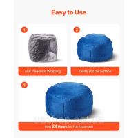 Vevor 314859 Bean Bag Seat Cushion Bean Bag Gamer Cushion Крісло Синій 89x89x56cm Removable Vevor 314859 Bean Bag Seat Cushion Bean Bag Gamer Cushion Крісло Синій 89x89x56cm Removable