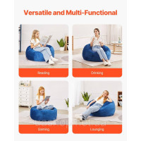 Vevor 314859 Bean Bag Seat Cushion Bean Bag Gamer Cushion Крісло Синій 89x89x56cm Removable Vevor 314859 Bean Bag Seat Cushion Bean Bag Gamer Cushion Крісло Синій 89x89x56cm Removable