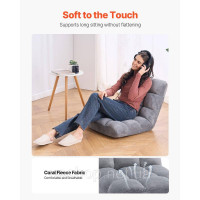 Vevor 314862 Розкладний стілець зі спинкою 14 ступенів Floor Cushion Floor Chair Vevor 314862 Розкладний стілець зі спинкою 14 ступенів Floor Cushion Floor Chair