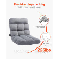 Vevor 314862 Розкладний стілець зі спинкою 14 ступенів Floor Cushion Floor Chair Vevor 314862 Розкладний стілець зі спинкою 14 ступенів Floor Cushion Floor Chair