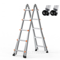 Vevor 315895 Телескопічна драбина A-Frame 19 FT Multifunction для домашніх робіт Vevor 315895 Телескопічна драбина A-Frame 19 FT Multifunction для домашніх робіт