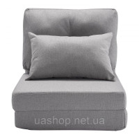 Vevor 314866 диван-ліжко підлоговий диван диван-ліжко Lazysofa з 5 положеннями регулювання сірий