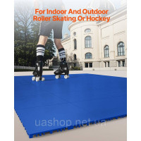 Vevor 315979 Flooring Fitting Interlocking PP Floor Tiles for Hockey 8 Pack Blue Vevor 315979 Flooring Fitting Interlocking PP Floor Tiles for Hockey 8 Pack Blue