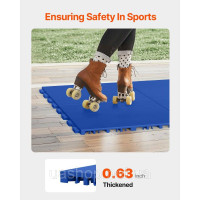 Vevor 315979 Flooring Fitting Interlocking PP Floor Tiles for Hockey 8 Pack Blue Vevor 315979 Flooring Fitting Interlocking PP Floor Tiles for Hockey 8 Pack Blue