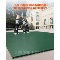 Vevor 315980 Flooring Fitting Interlocking PP Floor Tiles for Hockey 8 Pack Green Vevor 315980 Flooring Fitting Interlocking PP Floor Tiles for Hockey 8 Pack Green