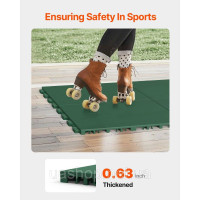 Vevor 315980 Flooring Fitting Interlocking PP Floor Tiles for Hockey 8 Pack Green Vevor 315980 Flooring Fitting Interlocking PP Floor Tiles for Hockey 8 Pack Green
