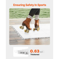 Vevor 315981 Flooring Interlocking Hockey Floor Tiles 8 Pack Grey White Vevor 315981 Flooring Interlocking Hockey Floor Tiles 8 Pack Grey White