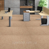 Vevor 315984 Килимова плитка, 500 x500 x5 мм, килим з прикріпленою підкладкою, м'яка килимова плитка з м'якою підкладкою, просте