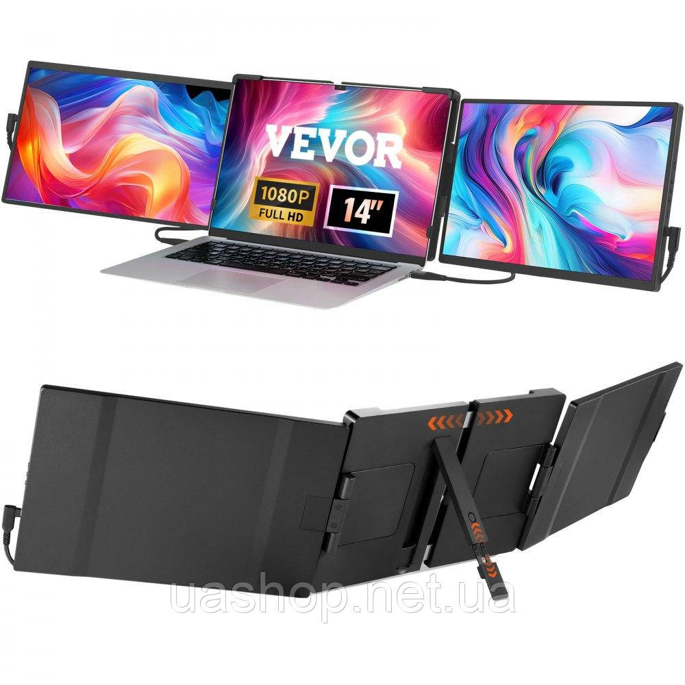 Vevor 314935 Портативний монітор для ноутбука HD 1080P 355 мм 955-1055 мм