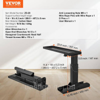 Vevor 316041 Вирівнювач драбини, 756,92 x 289,5-457,2 мм, стабілізатор драбини для сталевих драбин, складний вирівнювач ніжок