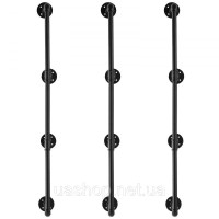 Vevor 314964 3x Shelf Tubes Плаваюча полиця Промислова полиця для труб Настінна полиця 4 рівні 30см Vevor 314964 3x Shelf Tubes Плаваюча полиця Промислова полиця для труб Настінна полиця 4 рівні 30см