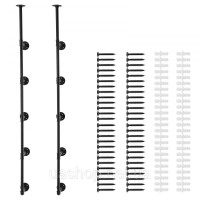 Vevor 314978 2x Shelf Tubes Плаваюча полиця Промислова полиця для труб Настінна полиця 5 рівнів 30см Vevor 314978 2x Shelf Tubes Плаваюча полиця Промислова полиця для труб Настінна полиця 5 рівнів 30см