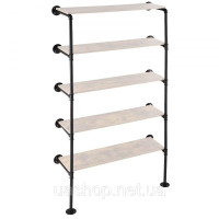 Vevor 314978 2x Shelf Tubes Плаваюча полиця Промислова полиця для труб Настінна полиця 5 рівнів 30см Vevor 314978 2x Shelf Tubes Плаваюча полиця Промислова полиця для труб Настінна полиця 5 рівнів 30см