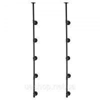 Vevor 314979 2x Shelf Tubes Плаваюча полиця Промислова полиця для труб Настінна полиця 5 рівнів 25см Vevor 314979 2x Shelf Tubes Плаваюча полиця Промислова полиця для труб Настінна полиця 5 рівнів 25см