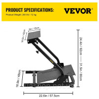 Vevor 315001 G920/G29 Racing Wheel Stand підставка для керма підходить для Logitech G27/G25 Gaming Wheel Stand підставка для