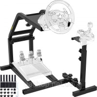 Vevor 315004 Підставка для керма гоночного симулятора для Logitech G29, G27, G25 Racing Wheel Pro для керма та педалей, без