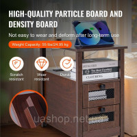 Vevor 315016 Тумба VEтумбочка, USB-розетка, тумба, шафа для зберігання Vevor 315016 Тумба VEтумбочка, USB-розетка, тумба, шафа для зберігання