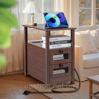 Vevor 315016 Тумба VEтумбочка, USB-розетка, тумба, шафа для зберігання Vevor 315016 Тумба VEтумбочка, USB-розетка, тумба, шафа для зберігання