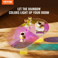 Vevor 315017 Акриловий приставний столик 95 х 50 см, Кольоровий акриловий приставний столик барний столик Легко миється, Акриловий Vevor 315017 Акриловий приставний столик 95 х 50 см, Кольоровий акриловий приставний столик барний столик Легко миється, Акриловий