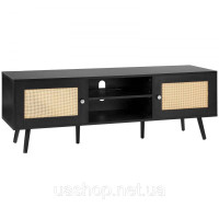 Vevor 315044 Тумба під ТВ з ротанга 165см Тумба під ТВ Boho Тумба під ТВ Чорна Vevor 315044 Тумба під ТВ з ротанга 165см Тумба під ТВ Boho Тумба під ТВ Чорна