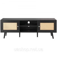 Vevor 315044 Тумба під ТВ з ротанга 165см Тумба під ТВ Boho Тумба під ТВ Чорна Vevor 315044 Тумба під ТВ з ротанга 165см Тумба під ТВ Boho Тумба під ТВ Чорна