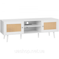 Vevor 315045 Тумба під ТВ ротанг 165см TV boho Тумба під ТВ Тумба під ТВ дуб білий