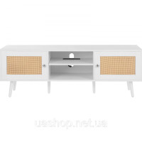 Vevor 315045 Тумба під ТВ ротанг 165см TV boho Тумба під ТВ Тумба під ТВ дуб білий