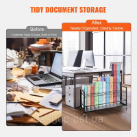 Vevor 315056 Blueprint Storage Rack 50 Slots Mobile Roll File Holder