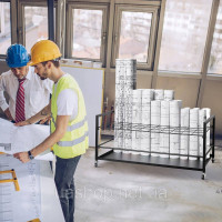 Vevor 315056 Blueprint Storage Rack 50 Slots Mobile Roll File Holder
