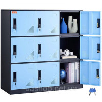 Vevor 315059 Шафа для роздягальні шафа для роздягальні, шафа для зберігання на 9 дверей, шафа для гардероба на 9 відділень, Vevor 315059 Шафа для роздягальні шафа для роздягальні, шафа для зберігання на 9 дверей, шафа для гардероба на 9 відділень,