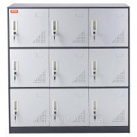 Vevor 315060 Шафа для роздягальні шафа для роздягальні, 9-дверна шафа для зберігання, шафа для гардероба на 9 відділень,