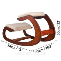 Vevor 315064 Ергономічний стілець Регульований стілець Ергономічні подушки Комфортний домашній робочий стіл для формування та