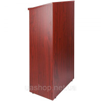 Vevor 315066 Стійка для подіуму Podium Stand 47 на коліщатках з відсіком для зберігання Коричневий Vevor 315066 Стійка для подіуму Podium Stand 47 на коліщатках з відсіком для зберігання Коричневий