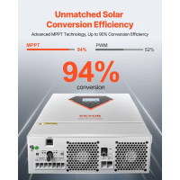 Vevor 316234 Hybrid Solar Inverter 6kW 220/230V WIFI інтегрований 120A MPPT контролер