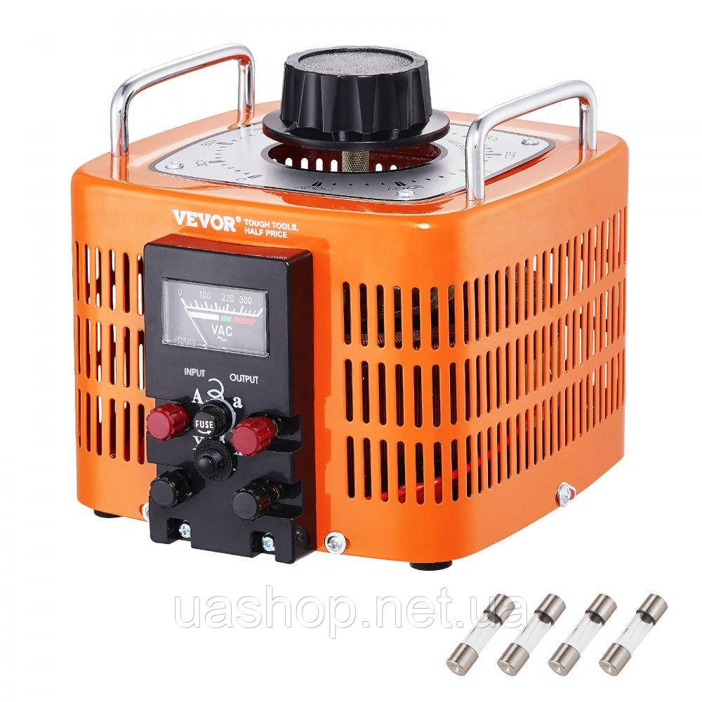 Vevor 316250 3000VA Трансформатор змінної напруги 10A 0-300V AC Стабілізатор напруги CE