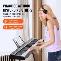 Vevor 316264 Digital 88 Keyboard Електропіано Цифрове піаніно 1000 ритмів