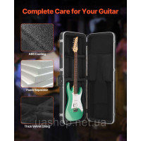 Vevor 316284 Чохол для гітари Hard Shell Case для електрогітари ABS 105см, що закривається