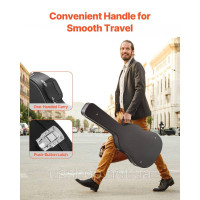 Vevor 316283 Чохол для гітари Hard Shell Case Western Guitar Lockable 110см Vevor 316283 Чохол для гітари Hard Shell Case Western Guitar Lockable 110см