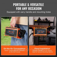 Vevor 316375 36 Вольт 12 AMP Розумний зарядний пристрій для гольф-карта EZGO D-Style IP67 ETL