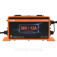 Vevor 316375 36 Вольт 12 AMP Розумний зарядний пристрій для гольф-карта EZGO D-Style IP67 ETL