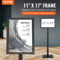Vevor 315196 Інформаційний стенд з металевою основою 420 x 297 мм Інформаційний стенд Регульований кут огляду за допомогою Vevor 315196 Інформаційний стенд з металевою основою 420 x 297 мм Інформаційний стенд Регульований кут огляду за допомогою