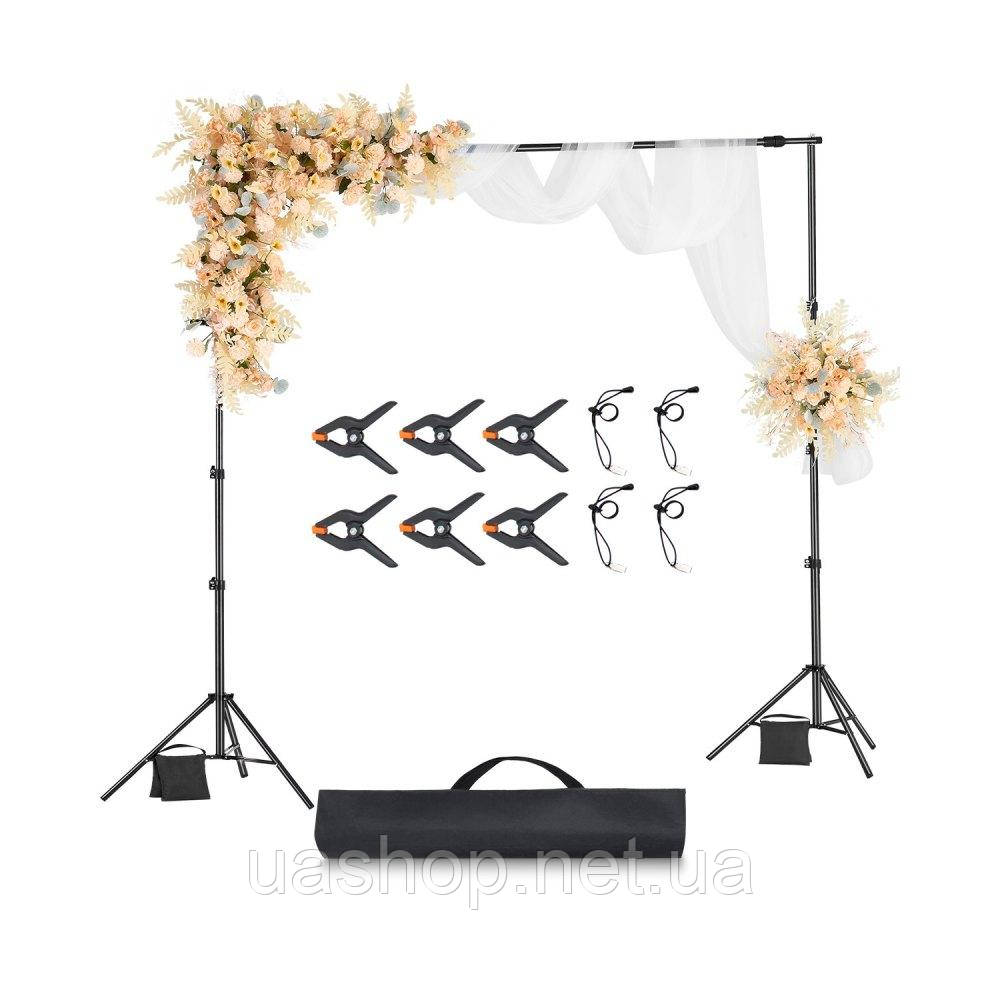 Vevor 315199 Підставка для фону Фонова система Photo Studio Регульована 260x300см