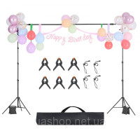 Vevor 315199 Підставка для фону Фонова система Photo Studio Регульована 260x300см